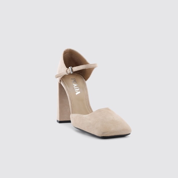 PRADA | Pump Suede Mary Jane Brown - Picture 6 of 7